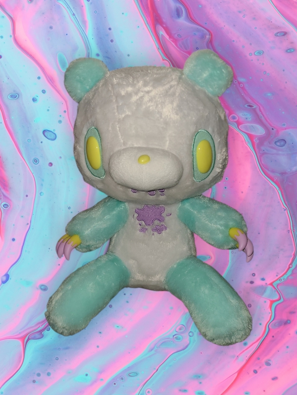 Taito Chax GP Gloomy Bear Panda mint sherbetti plush